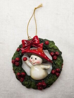 kurt adler Merry Little mushroom Christmas Ornament